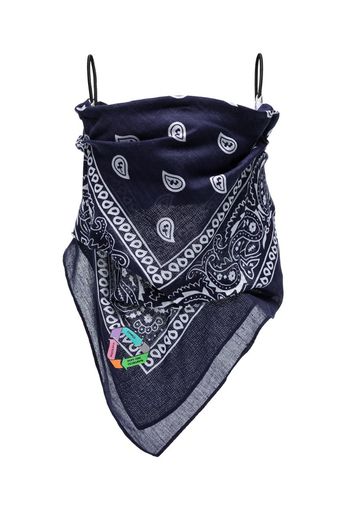 bandana print face mask