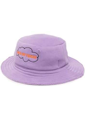 Natasha Zinko Cappello bucket con ricamo - LILAC