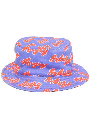 Natasha Zinko Cappello bucket Angry con stampa - Viola