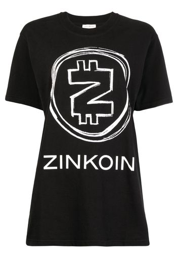 Natasha Zinko T-shirt con stampa - Nero