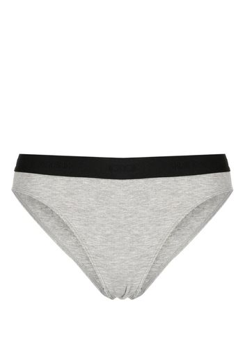 Natasha Zinko Slip con ricamo - Grigio