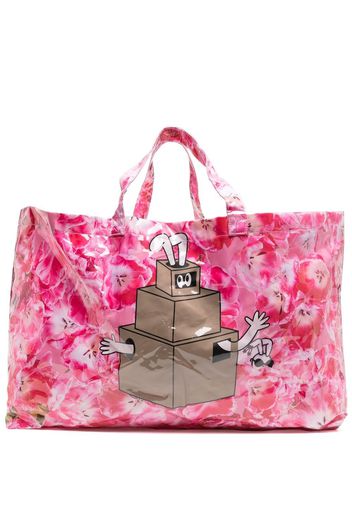 Natasha Zinko Borsa tote You Are So Funny - Rosa