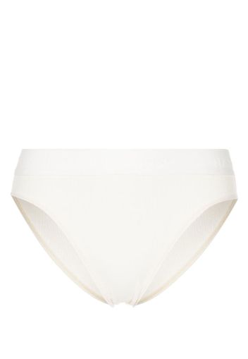 Natasha Zinko Slip con ricamo - Bianco