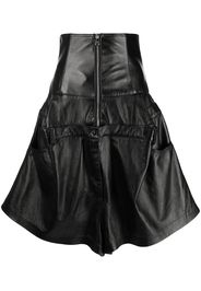 Natasha Zinko Shorts con corsetto - BLACK