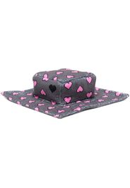 Natasha Zinko Pixel Heart Box bucket hat - Grigio