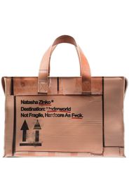 Natasha Zinko Borsa tote oversize con stampa - Toni neutri