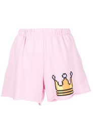 Natasha Zinko graphic print shorts - Rosa