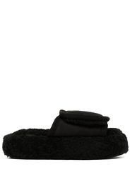 Natasha Zinko Slippers in shearling - Nero