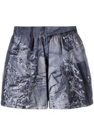 Natasha Zinko print swim shorts - Grigio