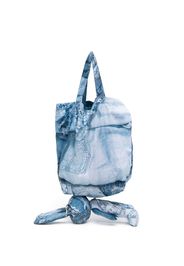 Natasha Zinko Borsa tote Bunny con stampa - Blu