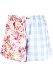 Natasha Zinko Shorts con stampa - Blu