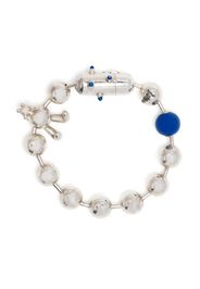 Natasha Zinko Bracciale Bunny a catena - Argento