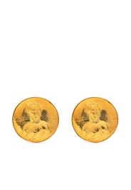 Natia X Lako Medallion gold-plated earrings - Oro