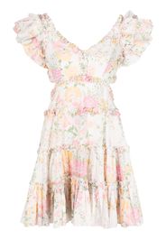 Needle & Thread Sunrise cotton minidress - Bianco