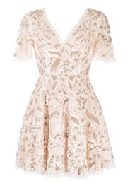 Needle & Thread sequin-embellished V-neck dress - Rosa