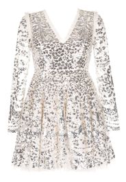 Needle & Thread embellished chandelier minidress - Toni neutri