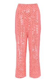 Needle & Thread Raindrop Gloss trousers - Rosa