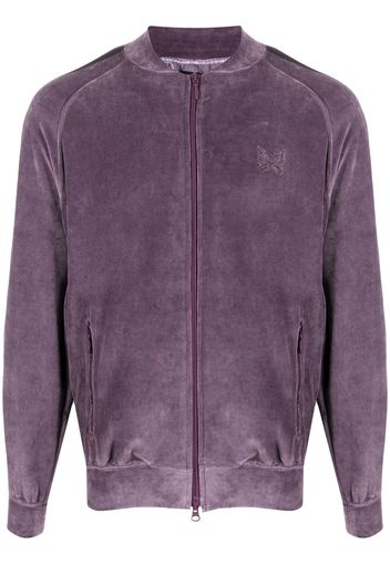 Needles velvet-effect jacket - Viola