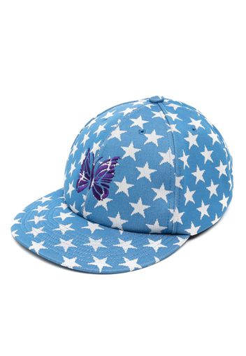 Needles star-print hat - Blu