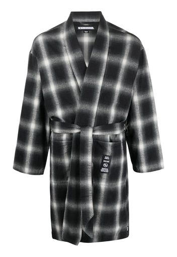 Neighborhood Cappotto con cintura - Nero