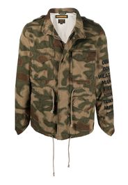 M-65 camouflage print jacket