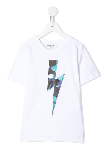 lightning bolt crew-neck T-shirt