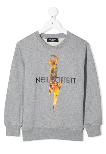 Flaming Bolt sweatshirt