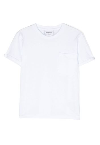 Neil Barrett Kids patch-pocket T-shirt - Bianco