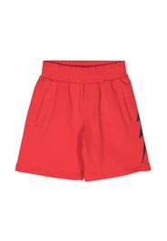 Neil Barrett Kids lightening-print shorts - Rosso
