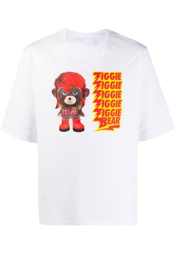 Ziggie bear print cotton T-shirt