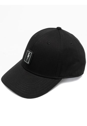 Neil Barrett logo-plaque baseball cap - Nero