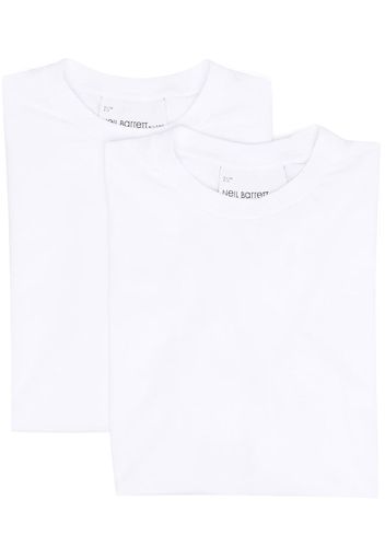 Neil Barrett short-sleeve cotton T-shirt - Bianco