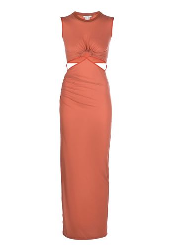 Nensi Dojaka cut-out maxi dress - Arancione