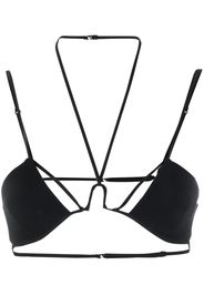 Nensi Dojaka halterneck bra top - Nero