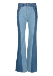 Nensi Dojaka flared denim jeans - Blu