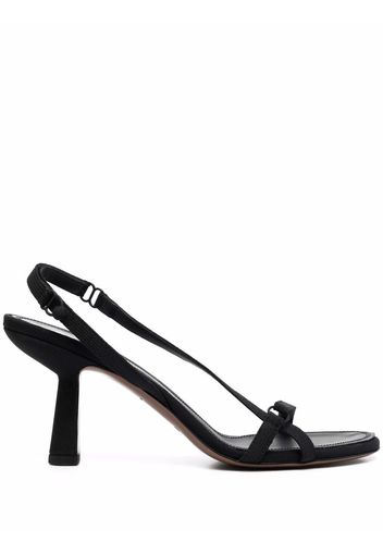 NEOUS strap-design 80mm sandals - Nero