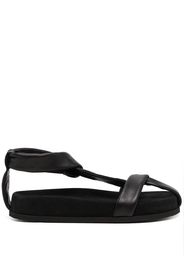 NEOUS cross strap detail sandals - Nero