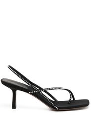 NEOUS strap-design 65mm mules - Nero