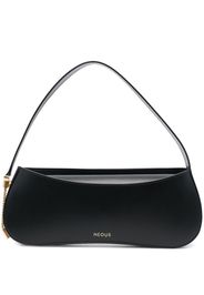 NEOUS logo-stamp leather shoulder bag - Nero