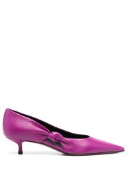 NEOUS knot-detail leather pumps - Viola