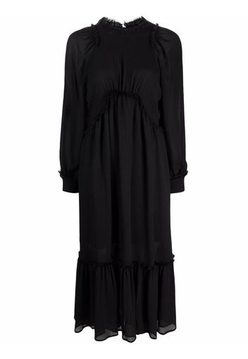 Neul ruffle-trim dress - Nero