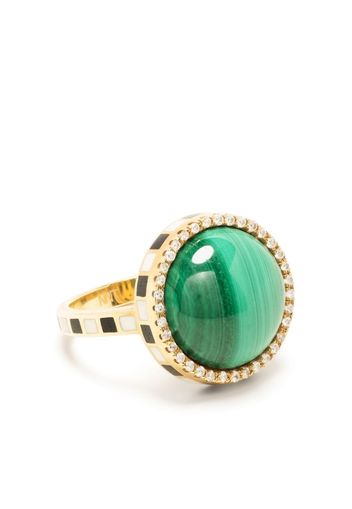 NEVERNOT Anello "Grab n Go" Ready 2 Adventure in malachite - Verde