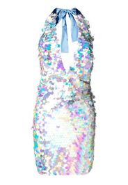 NEW ARRIVALS Abito corto Hologram con scollo all'americana - Argento