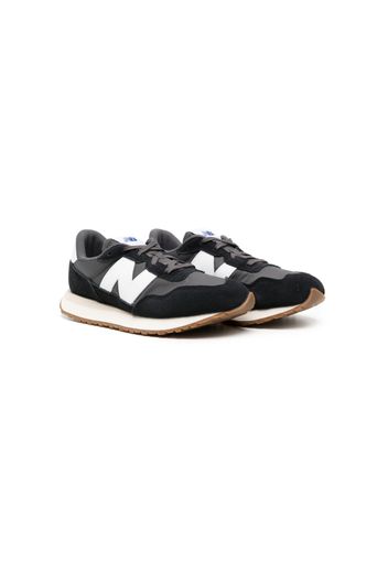 New Balance Kids logo-print low-top sneakers - Blu