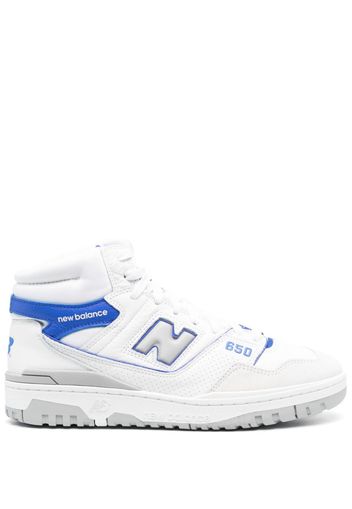 New Balance 650 high-top sneakers - WHITE