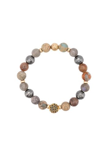 faceted stone bracelet