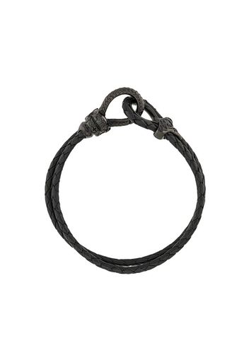 wrap-around leather bracelet