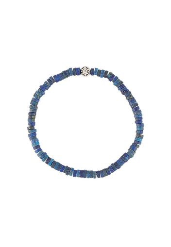 Nialaya Jewelry lapis lazuli beaded bracelet - Blu