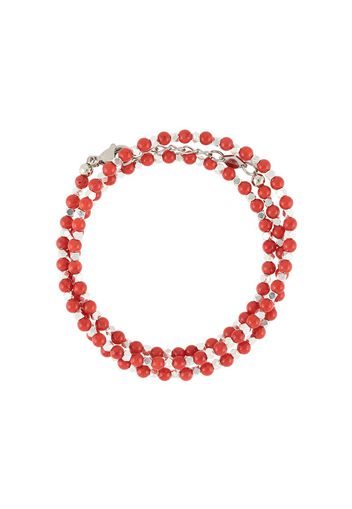 Nialaya Jewelry Bracciale doppio - Rosso