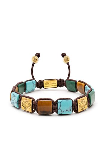 Nialaya Jewelry Bracciale The Dorje con perline - Multicolore